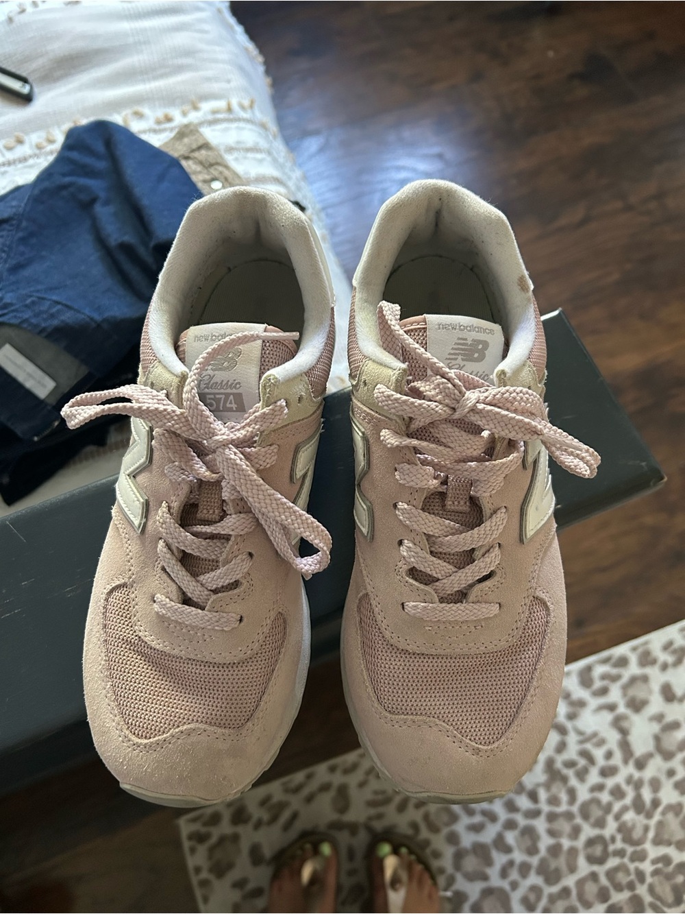 New Balance 574 Pink Shoes